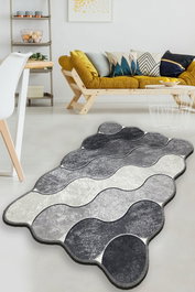 Conceptum Alfombra Circle - Grey (80 x 200 cm)